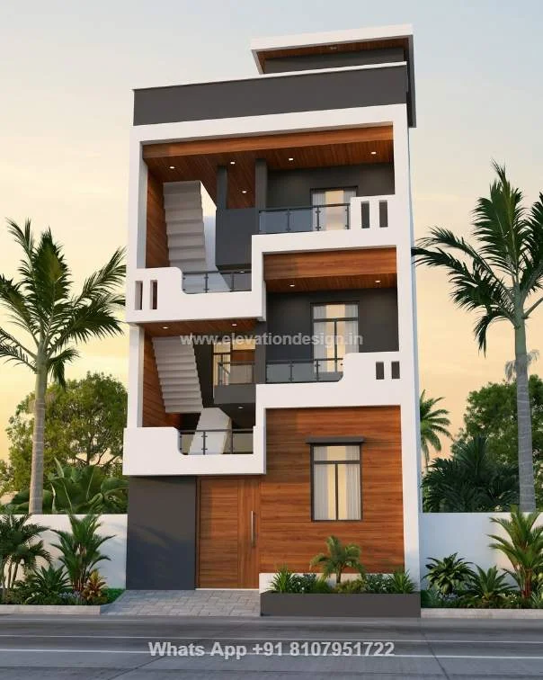 House For Front Design 3 Story