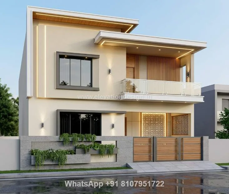 Ivory Color Front Elevation
