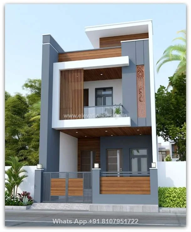 Low Budget House Front Design