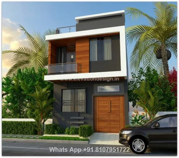 Low Budget House Front Elevation