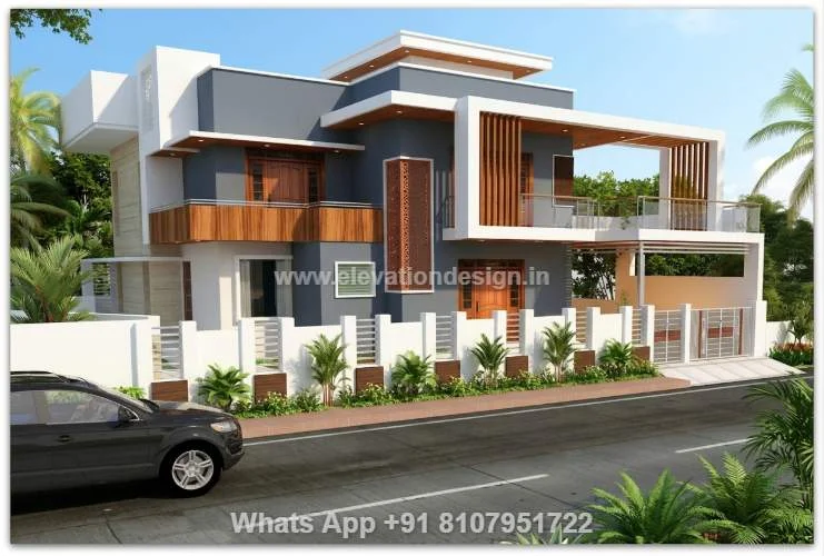 Modern 2 Floor House Elevation Design
