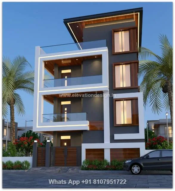 Modern Building Elevation Design