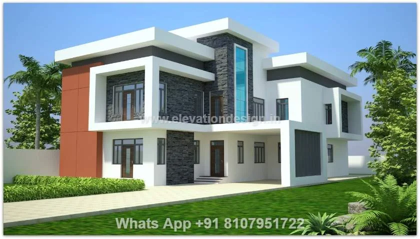 Modern G+1 Elevation Design