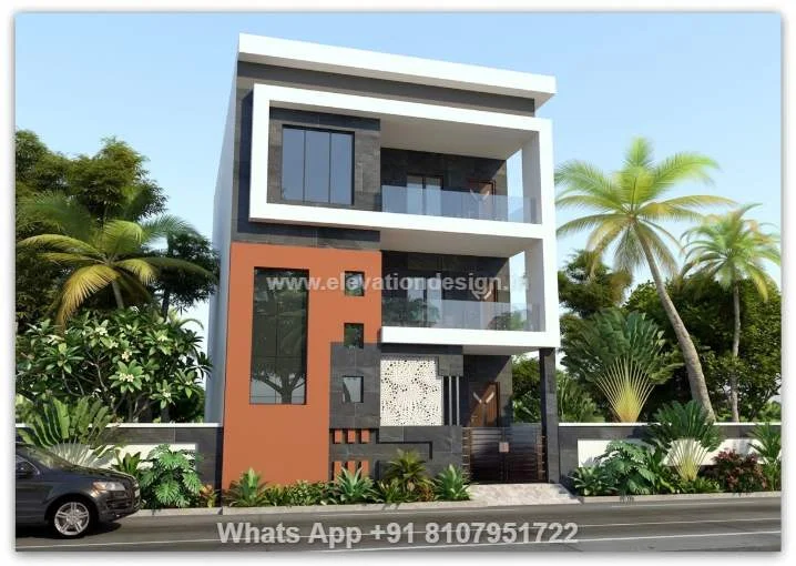 Modern G+2 Elevation Designs