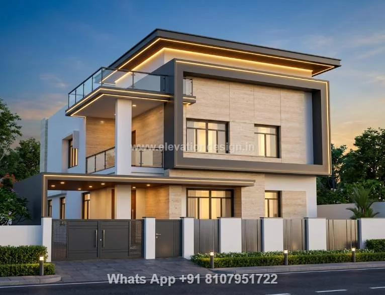 North Face Duplex House Elevation