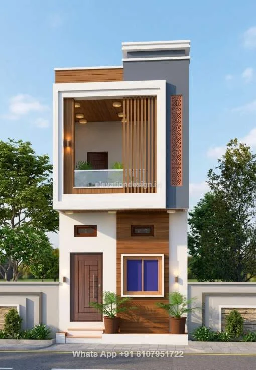 Small Modern Elevation 600 Sq Ft