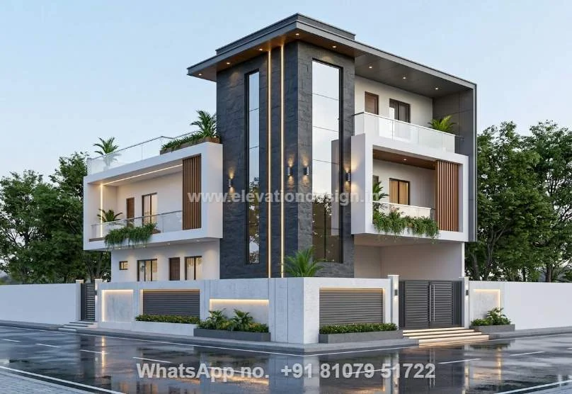 1st Floor House Front Design Simple