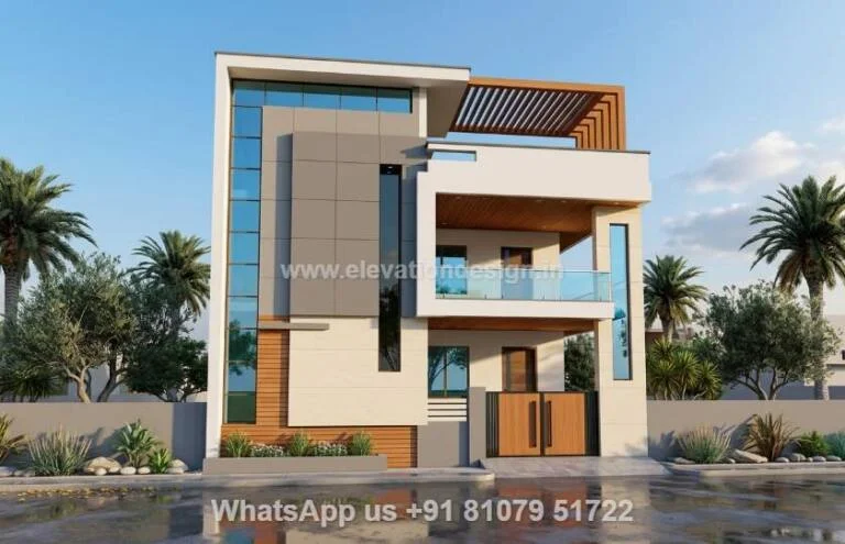 2 Floor House Design In Village