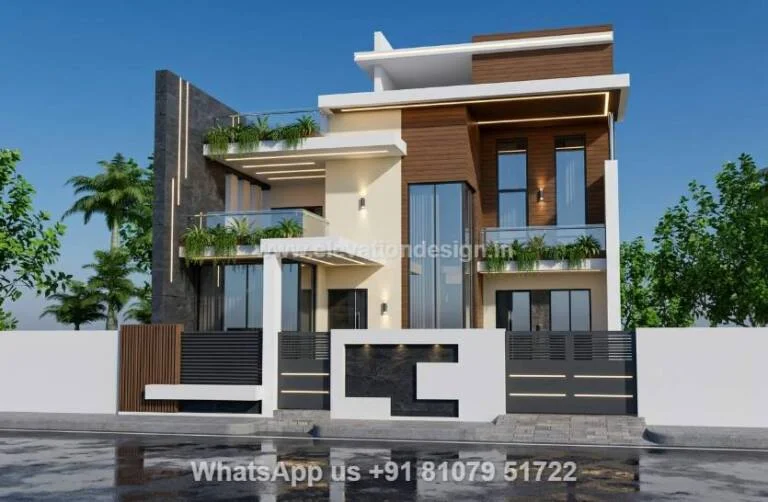 2 Floor House Front Design Photos