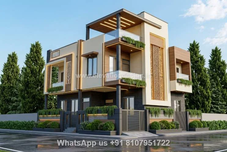 2 Side Home Exterior Design