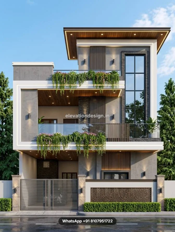 28 Ft Front Home Elevation