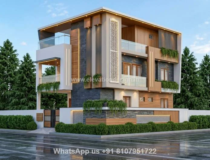 3 Floor Small Bungalow Design