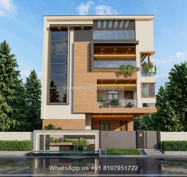 3 Story Exterior Design In Budget