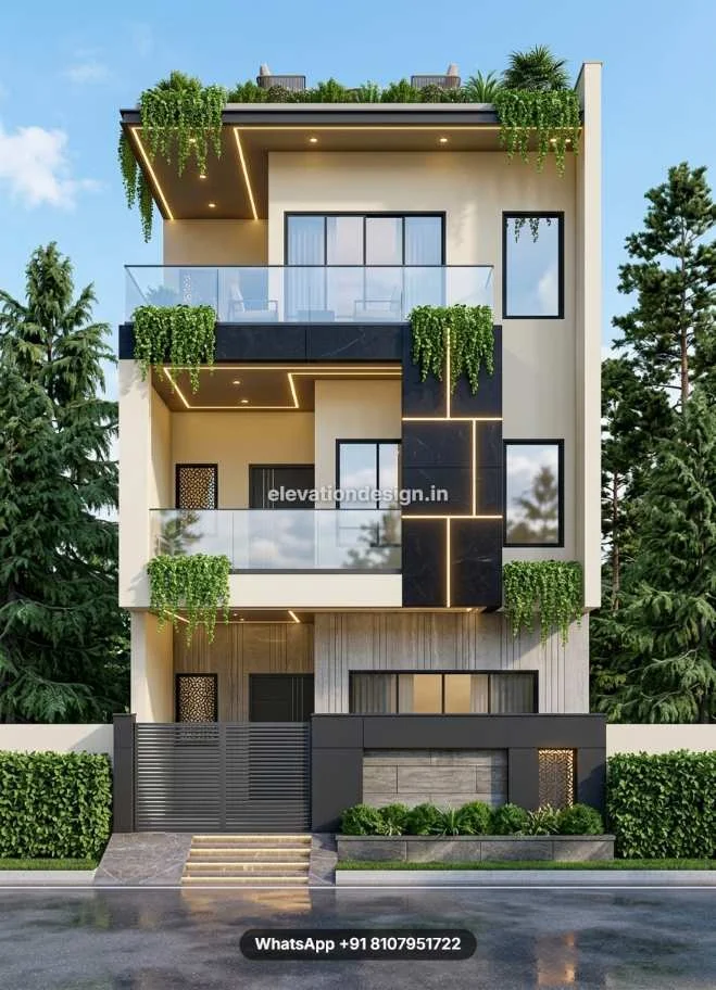 3 Story House Exterior Desig In Budget