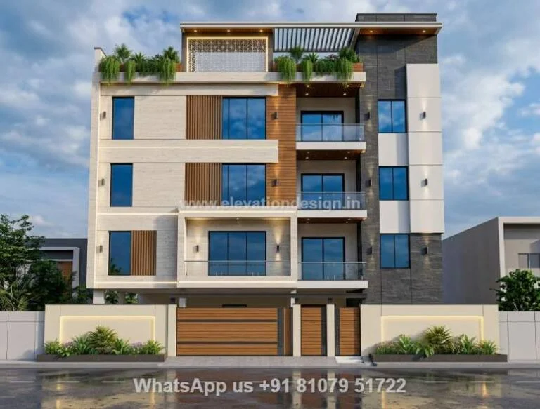 4 Floor Building Elevation