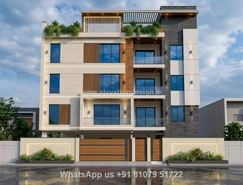 4 Floor Building Elevation