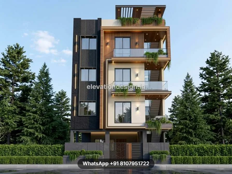 4 Storey Home Elevation Design