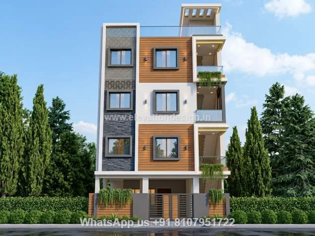4 Story Building Facade
