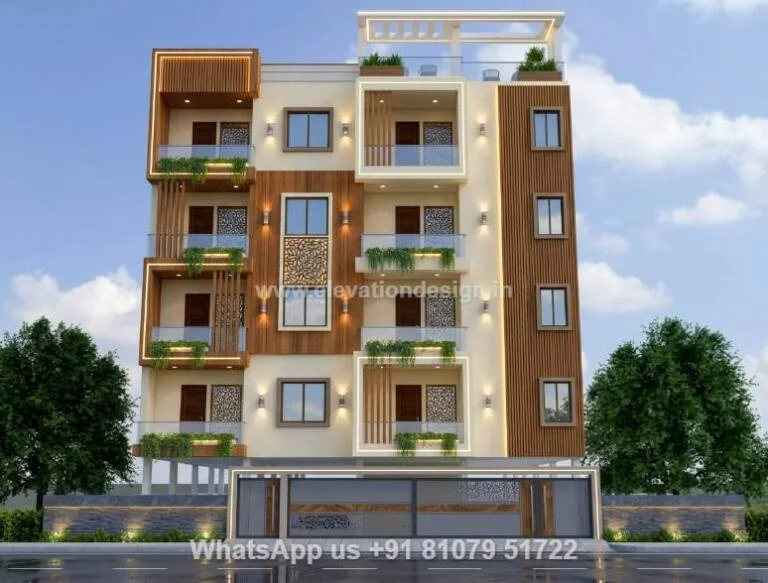Architecture Apartment Elevation