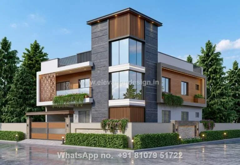 Beautiful House Front Elevation Design G+1