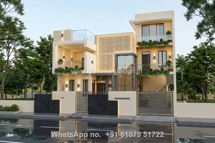 Beautiful House Front Elevation Design