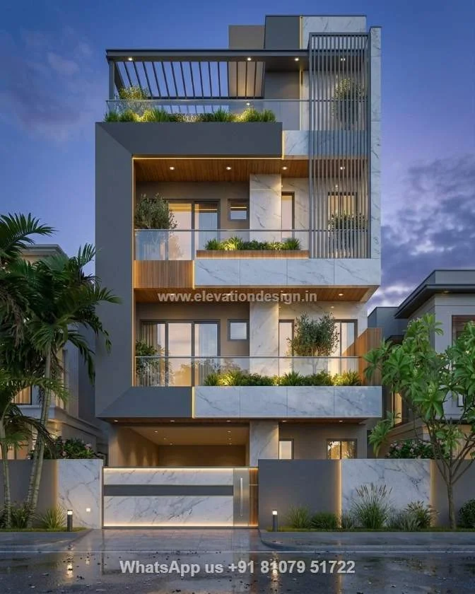 Contemporary Home Elevation Photos