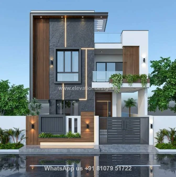Contemporary Home Elevation Simple
