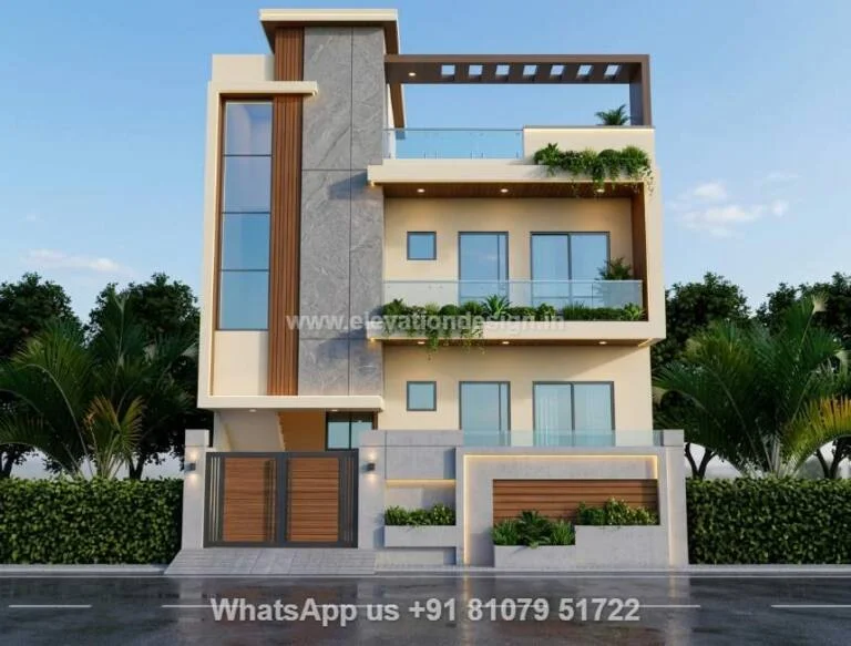 Exterior Home Elevation Simple