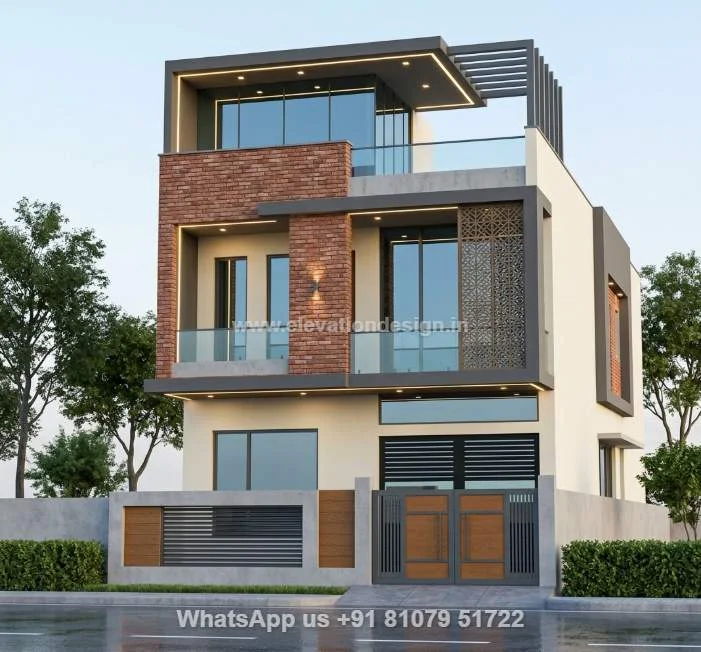 Exterior Wall Paint Colour Combination