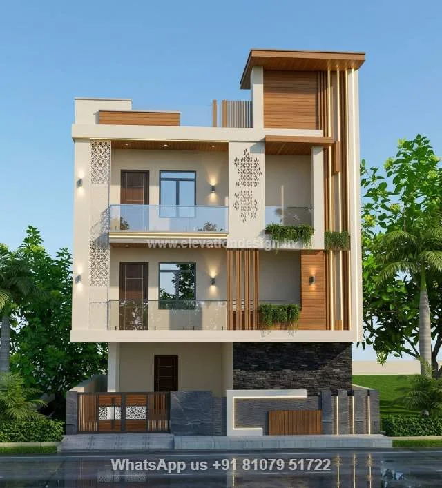 Exterior Wall Paint Home Elevation India