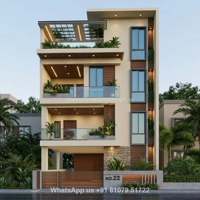 Facade Design  Triple Floor