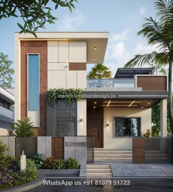 Front Home Elevation Single Floor Floor