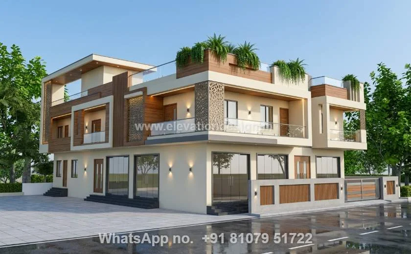 Front House Design With Bricks