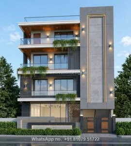 Front House In India 4 Floor