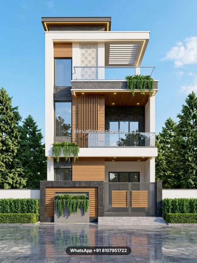 G+1 Home Elevation Modern