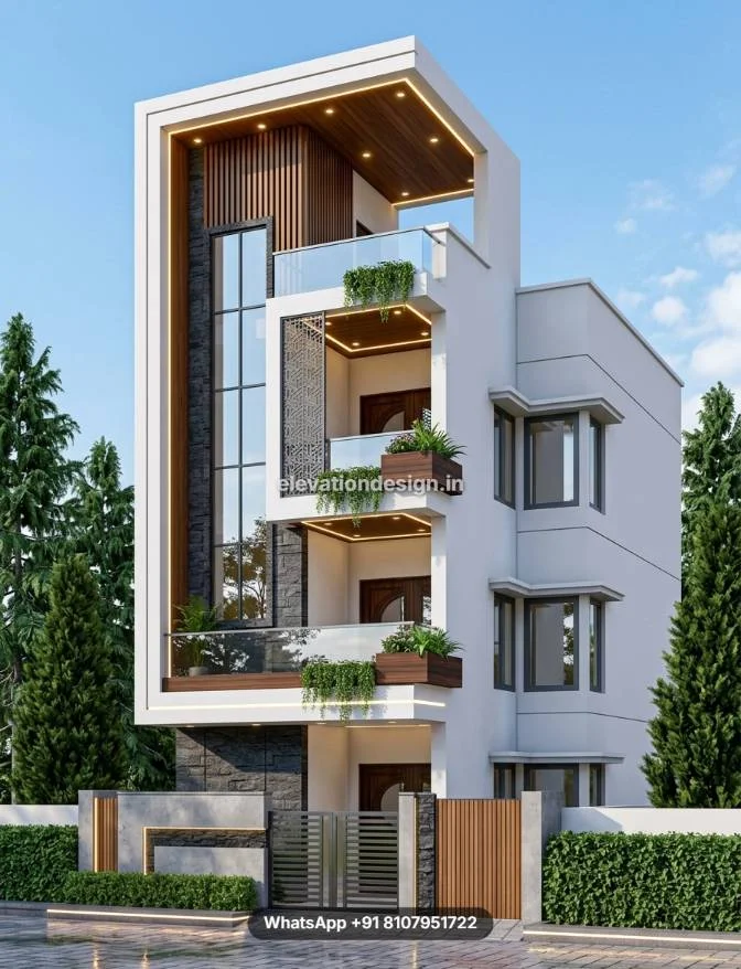 G+2 Building Elevation