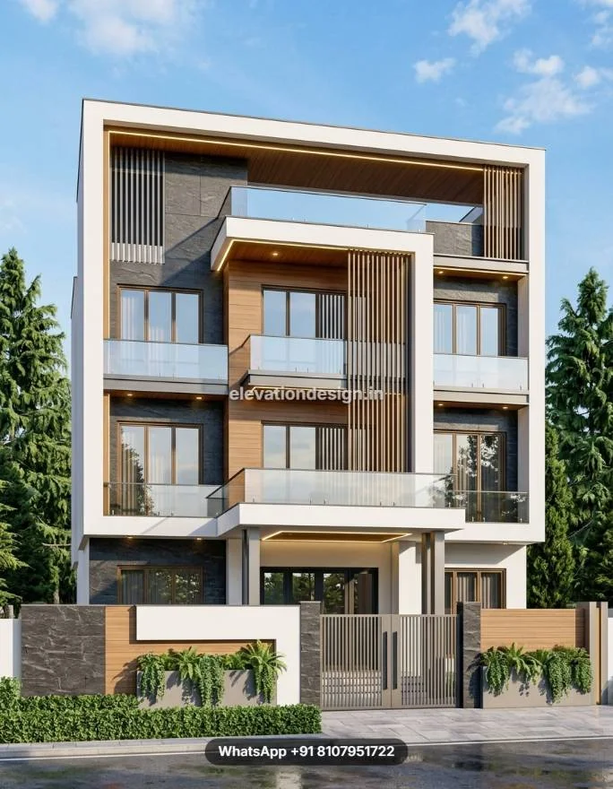 G+2 Building Exterior Design