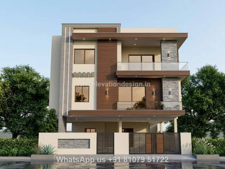 Home Elevation Design 3 Floor