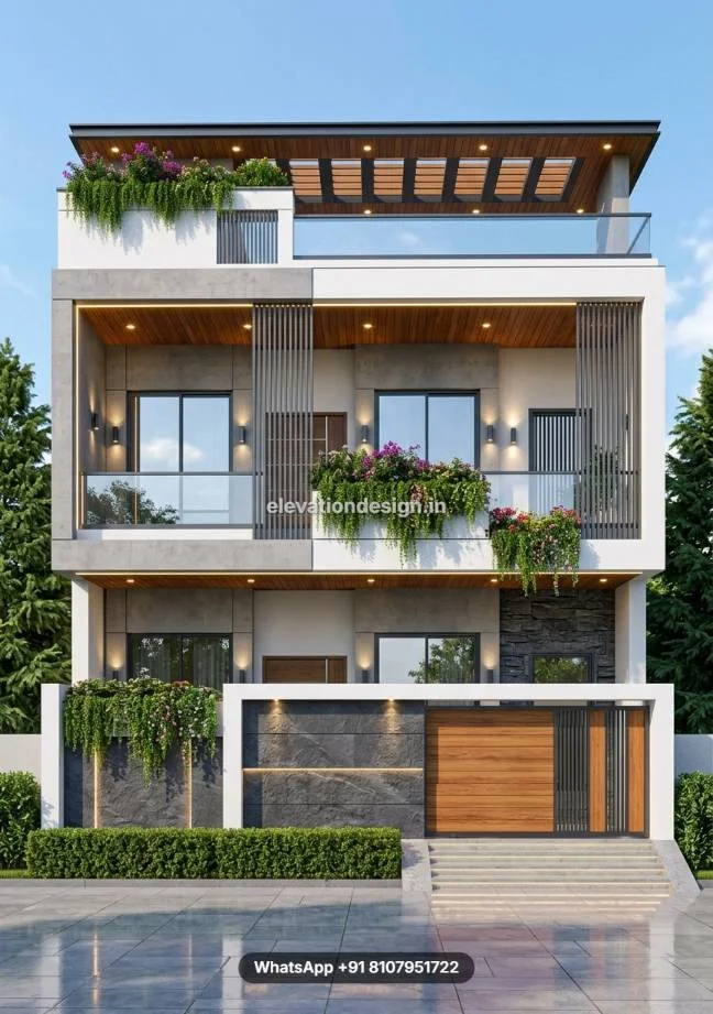 House Elevation 2 Floor Design