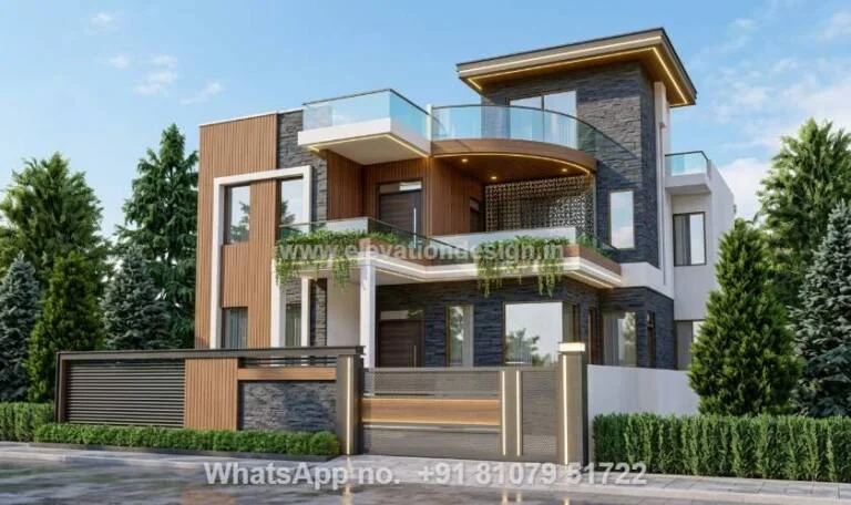 House Elevation Tiles Design