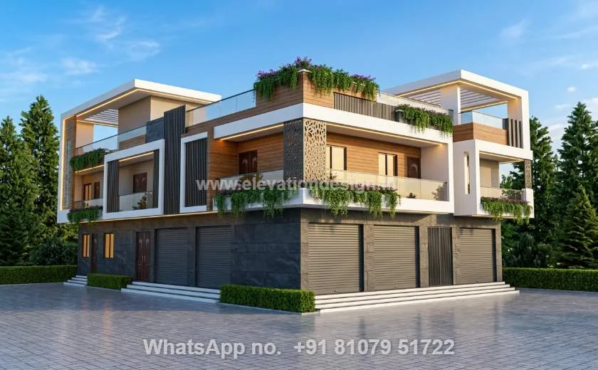 House With Shop Front Design Indian Style