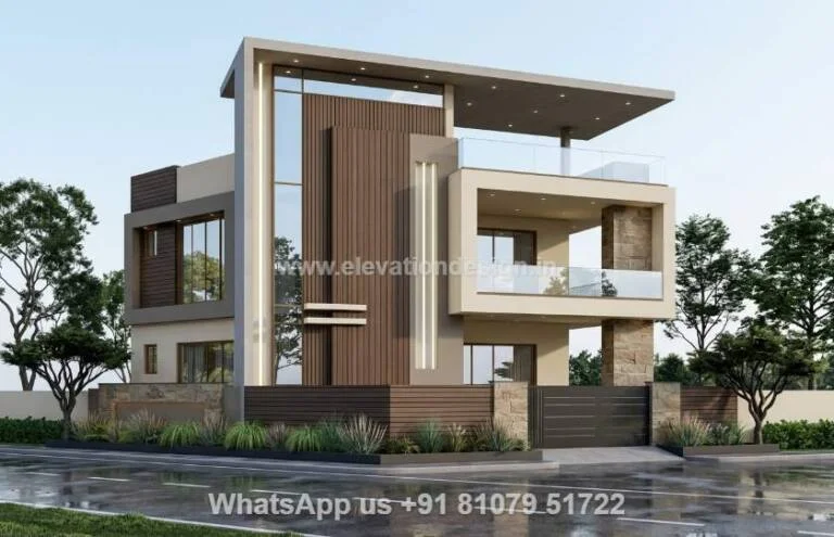 Indian Style 2 Floor Home Elevation Photos
