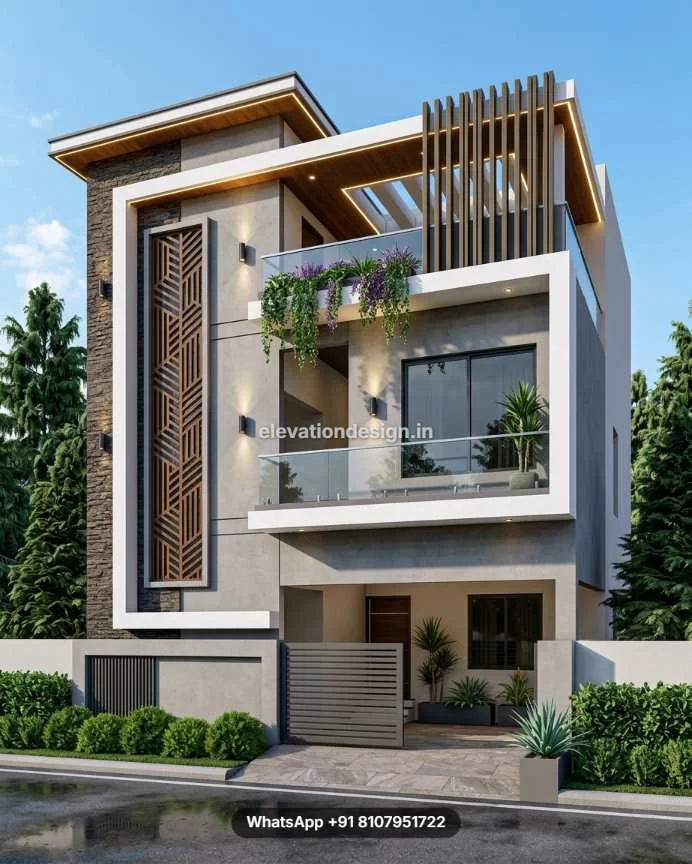 Indian Style Home 32 Ft Exterior Design