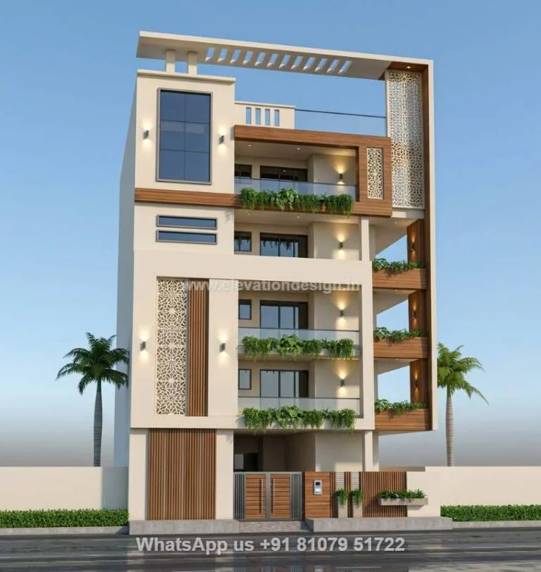 Indian Style Multi Story Building
