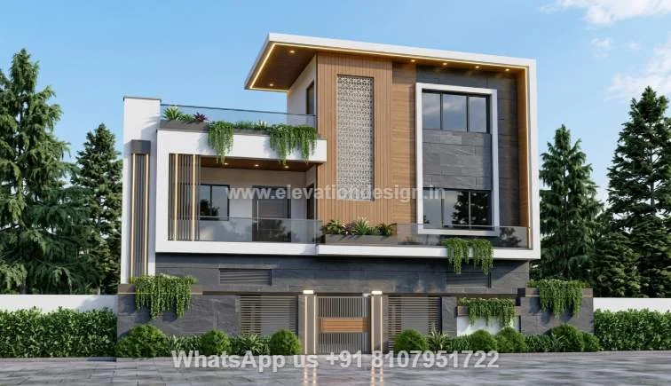 Latest Duplex Front Wall Design
