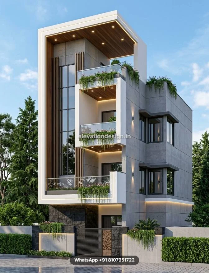 Low Cost House Design For 3 Floor