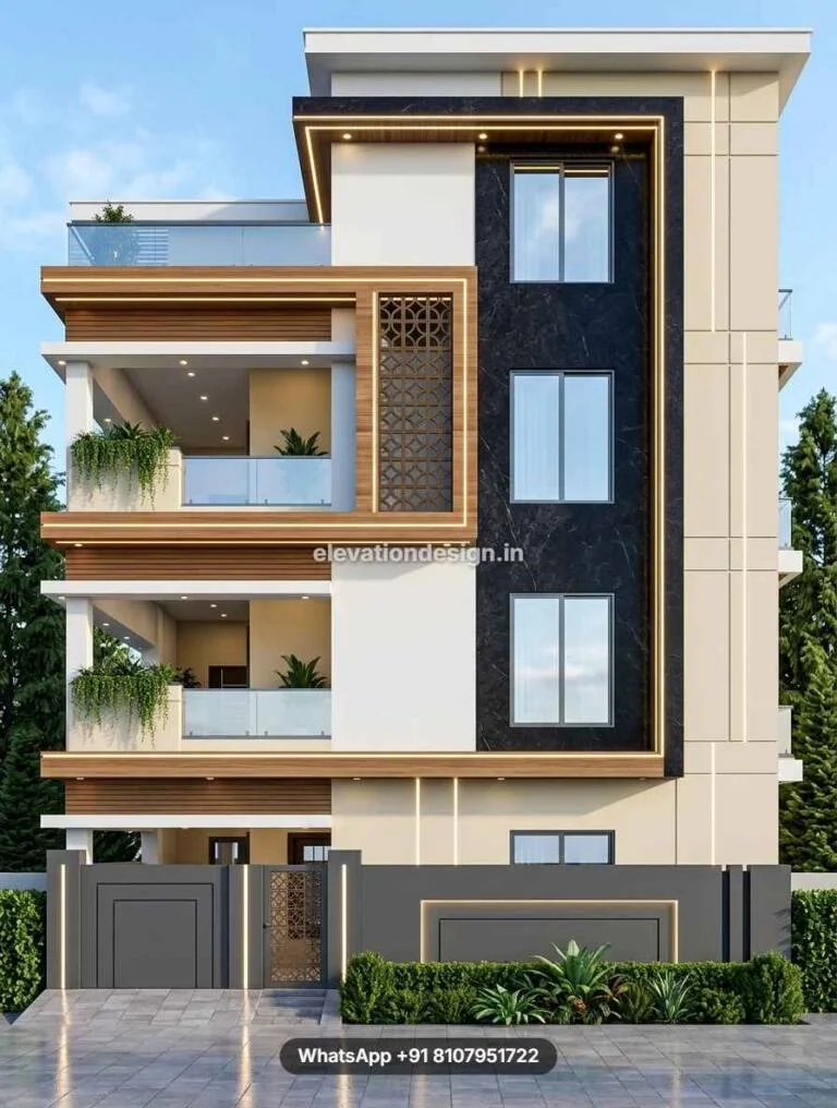 Low Cost Three Story Building Design