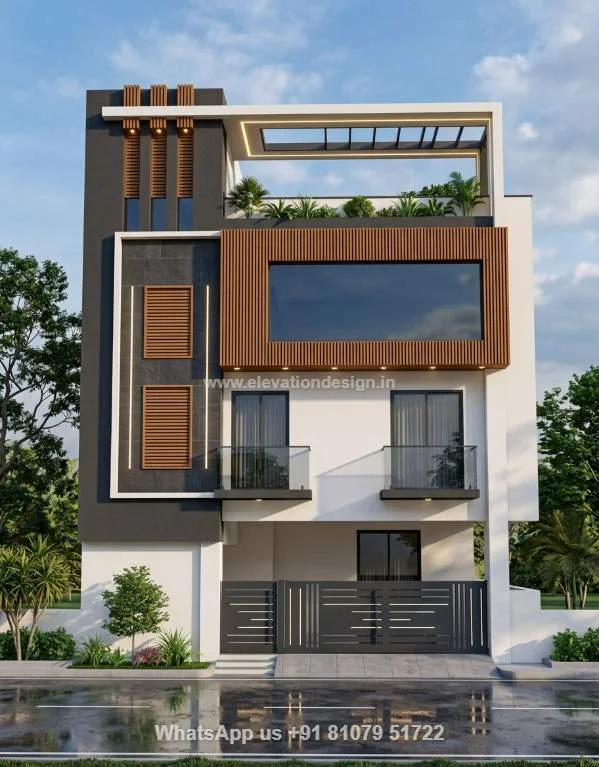 Modern Architecture Home Elevation India