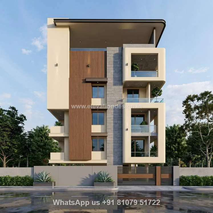 Modern Building Elevation Design