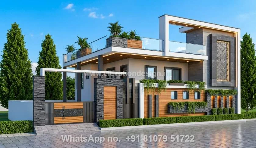 Modern Front House 1 Floor